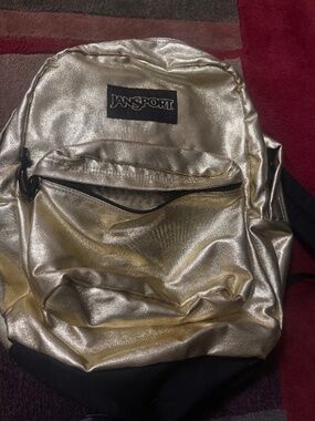 gold metallic zebra jansport backpack SuperBreak Plus Spacious main compartment gives you room for school or commute essentials Jansport | Bags | Jansport